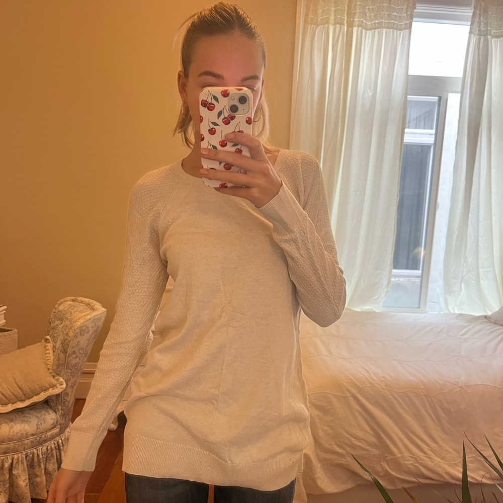 Women’s Long Sleeve Loft Cream Shirt